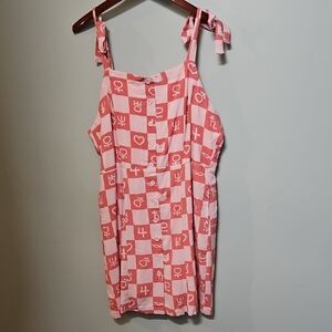 Pretty Guardian Sailor Moon Checkered Symbol Tank Dress - BoxLunch Exclusive